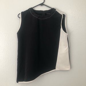 Zara Basics Asymmetrical Blouse
